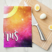Zodiac : Taurus Space Candy Geschirrtuch (Viertel Falte)