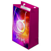 Zodiac : Taurus Space Candy Kleine Geschenktüte (Rückseite Schrägansicht)