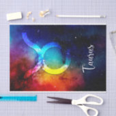 Zodiac: Taurus Space Rainbow Seidenpapier (Handwerk)