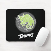 Zodiac Taurus Symbol Mousepad (Mit Mouse)