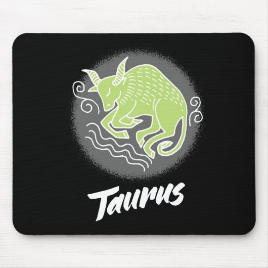 Zodiac Taurus Symbol Mousepad (Vorne)