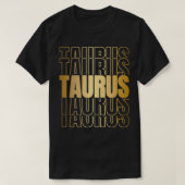 Zodiac Taurus T-Shirt (Design vorne)