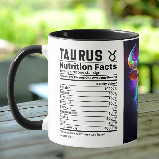Zodiac Taurus Tasse