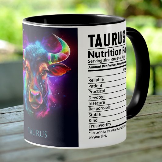 Zodiac Taurus Tasse