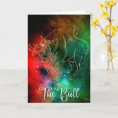Zodiac : Taurus 'The Bull' Karte (Gelbe Blume)