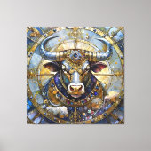 Zodiac - Taurus The Bull Leinwanddruck (Vorderseite)