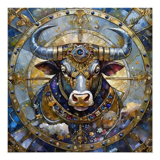 Zodiac - Taurus The Bull Poster (Vorderseite)