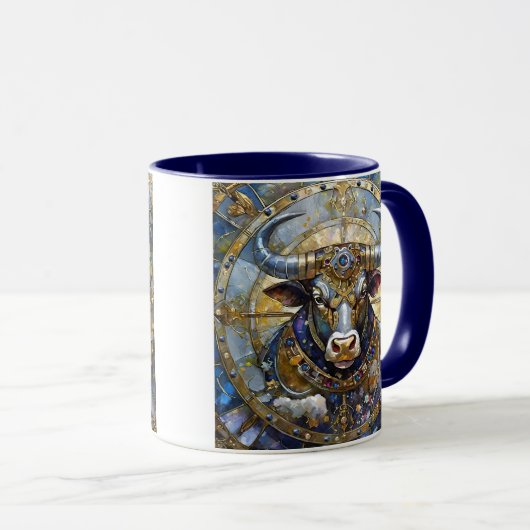 Zodiac - Taurus The Bull Tasse (VorderseiteRechts)