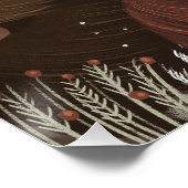 Zodiac Taurus von Alexandra Dikaia Poster (Ecke)