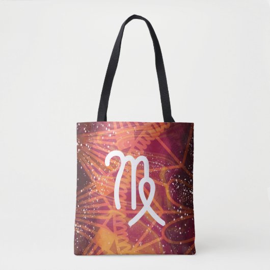 Zodiac Tote Bag - Virgo Tasche (Vorderseite)