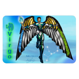 Zodiac Universe - 4 x 6 Virgo Magnet. Magnet