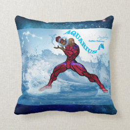 Zodiac Universe-Aquarius-Throw-Kissen Kissen