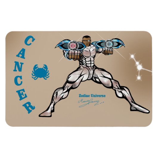 Zodiac Universe - Cancer Magnet (Horizontal)