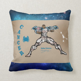 Zodiac Universe Cancer Throw Pillow Kissen