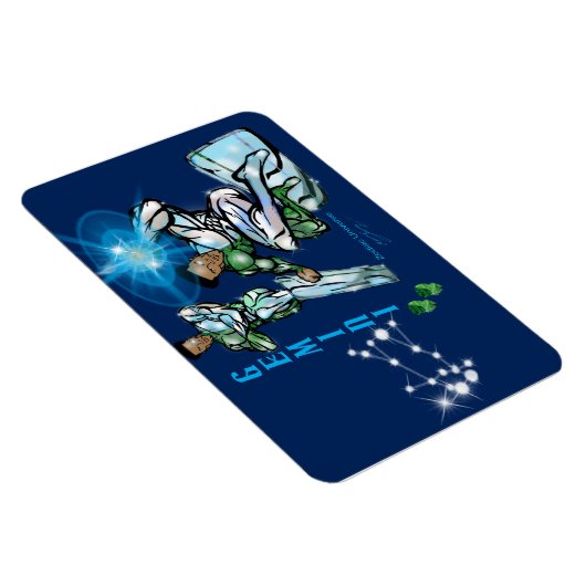 Zodiac Universe - Gemini Magnet (Rechte Seite)