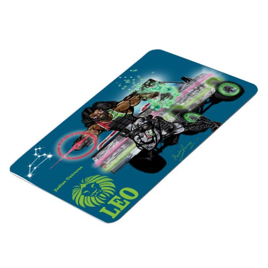 Zodiac Universe - Leo Magnet (Linke Seite)