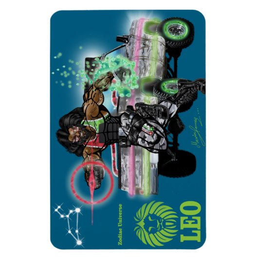 Zodiac Universe - Leo Magnet (Vertikal)