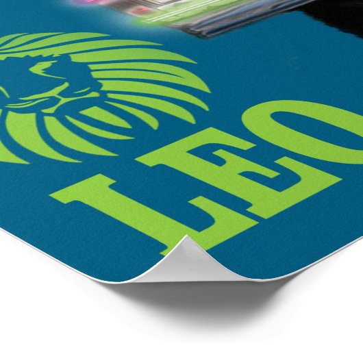 Zodiac Universe - Leo Poster (Ecke)