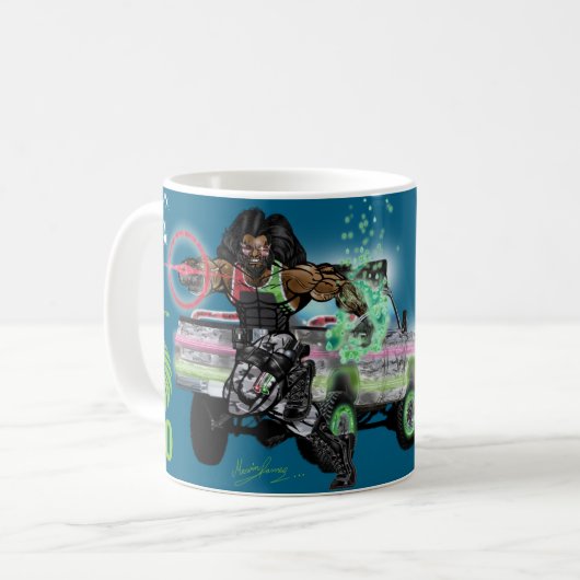 Zodiac Universe - Leo-Tasse Kaffeetasse (Vorderseite Links)