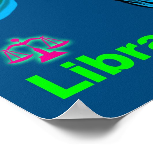 Zodiac Universe - Libra Poster (Ecke)