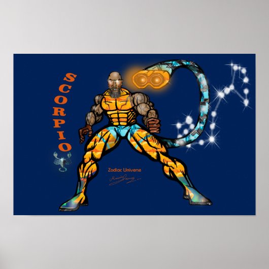 Zodiac Universe - Scorpio Poster (Vorne)