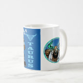 Zodiac Universe - Taurus-Tasse Kaffeetasse (VorderseiteRechts)