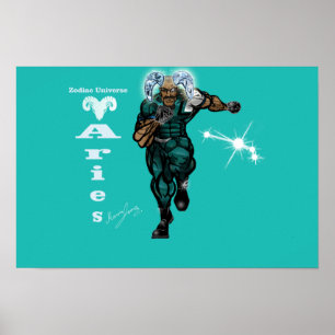 Zodiac Universum - Aries Poster