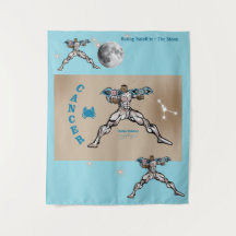 Zodiac-Universum -Krebs-Party-Banner-Tapete