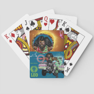 Zodiac Universum - Löwe - Klassische Spielkarten