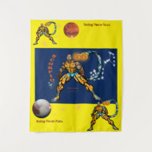 Zodiac-Universum -Skorpion-Party-Banner-Tapete