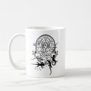 Zodiac Unterschrift und Matching Haustiere.Scorpio Kaffeetasse