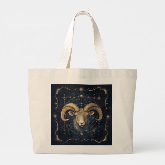 Zodiac Vibes Aries - Haushalt für Tasche (Rückseite)