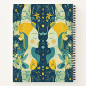 Zodiac Vibes Gemini - Spiral-Notebook Notizblock (Rückseite)