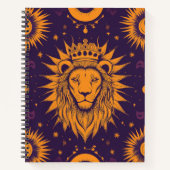 Zodiac Vibes Leo - Spiral-Notebook Notizblock (Vorderseite)
