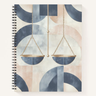 Zodiac Vibes Libra - Spiral-Notebook Notizblock