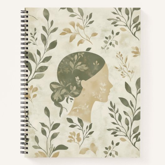 Zodiac Vibes Virgo - Spiral-Notebook Notizblock (Vorderseite)