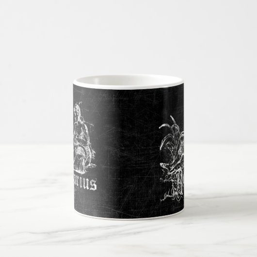 Zodiac Vintag Aquarius Kaffeetasse (Mittel)