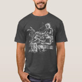 Zodiac Vintag Aquarius T-Shirt (Vorderseite)