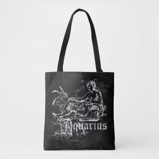 Zodiac Vintag Aquarius Tasche (Vorderseite)