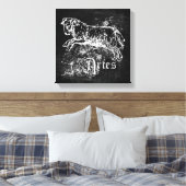 Zodiac Vintag Aries Leinwanddruck (Insitu (Schlafzimmer))