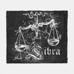 Zodiac Vintag Libra Fleecedecke