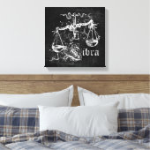 Zodiac Vintag Libra Leinwanddruck (Insitu (Schlafzimmer))