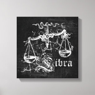 Zodiac Vintag Libra Leinwanddruck