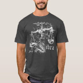 Zodiac Vintag Libra T-Shirt (Vorderseite)