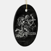 Zodiac Vintag Sagittarius Keramik Ornament (Rechts)