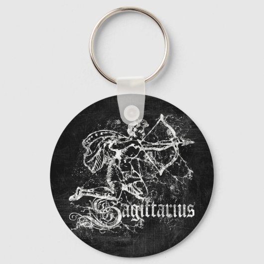 Zodiac Vintag Sagittarius Schlüsselanhänger (Vorderseite)