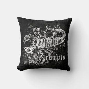 Zodiac Vintag Scorpio Kissen