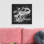 Zodiac Vintag Scorpio Leinwanddruck (Insitu (Wohnzimmer))