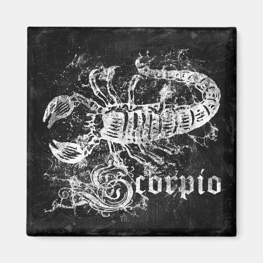 Zodiac Vintag Scorpio Magnet (Vorne)
