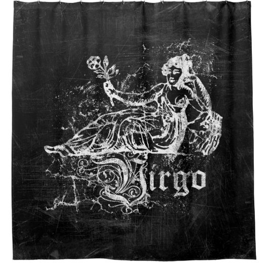 Zodiac Vintag Virgo Duschvorhang (Vorderseite)